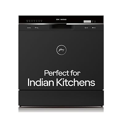 Godrej Eon Dishwasher 8 Place Setting Counter-Top Compact with an In-built heater