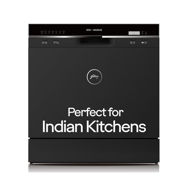 Godrej Eon Dishwasher 8 Place Setting Counter-Top Compact with an In-built heater Godrej Eon Dishwasher 8 Place Setting Counter-Top Compact with an In-built heater