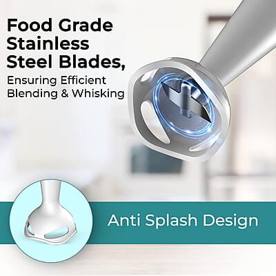 Crompton Blendserve Hand Blender with Plastic Stem 300 Watts Power Detachable stem Crompton Blendserve Hand Blender with Plastic Stem 300 Watts Power Detachable stem