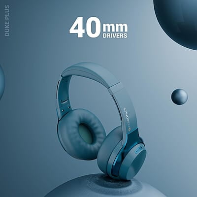 ZEBRONICS Duke Plus, Wireless Over Ear Headphone with ANC, ENC, Gaming Mode, Dual Pairing, Rapid Charge, Upto 70* Hours Backup, Bluetooth v5.4, AUX, Comfortable Earcushion, Deep Bass ZEBRONICS Duke Plus, Wireless Over Ear Headphone with ANC, ENC, Gaming Mode, Dual Pairing, Rapid Charge, Upto 70* Hours Backup, Bluetooth v5.4, AUX, Comfortable Earcushion, Deep Bass