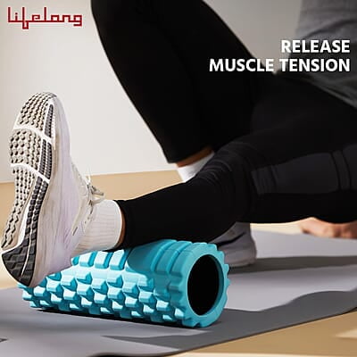 Lifelong Foam Roller for Exercise Gym- Deep Tissue Body Massage Roller for Back Pain, Neck & Knee Pain Relief Lifelong Foam Roller for Exercise Gym- Deep Tissue Body Massage Roller for Back Pain, Neck & Knee Pain Relief