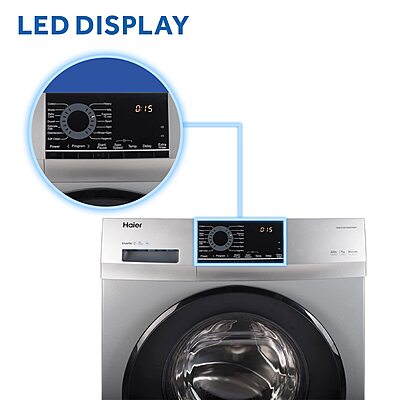 Haier 6.5Kg 5 Star Fully Automatic Washing Machine with Muscular Drum, LED Display