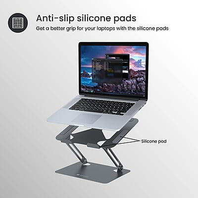 Portronics My Buddy K7 Portable Laptop Stand Ventilated Board for Laptop Cooling Multiple Adjustable Angles Portronics My Buddy K7 Portable Laptop Stand Ventilated Board for Laptop Cooling Multiple Adjustable Angles