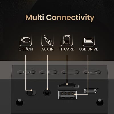 Portronics Decibel 24 10W Bluetooth Soundbar Speaker with in Built Mic, HD Sound, Bluetooth 5.3v/USB/TF Card/Aux in Portronics Decibel 24 10W Bluetooth Soundbar Speaker with in Built Mic, HD Sound, Bluetooth 5.3v/USB/TF Card/Aux in