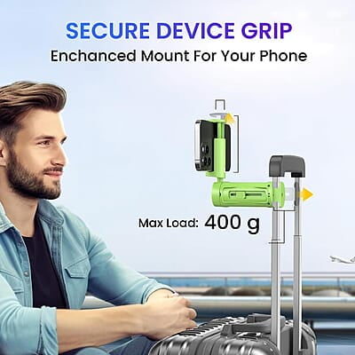 Portronics Mobot Clip Mobile Holder with 360° Adjustable Angles, Light Weight, Pocket Friendly, Mobile Stand for Table Portronics Mobot Clip Mobile Holder with 360° Adjustable Angles, Light Weight, Pocket Friendly, Mobile Stand for Table