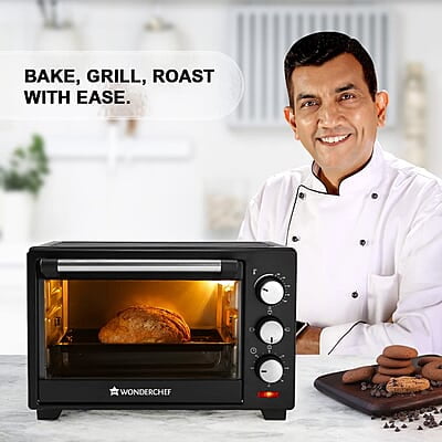 Wonderchef Oven Toaster Griller (OTG) - 19 litres Multi-Stage Heat Selection Bake, Grill, Roast Wonderchef Oven Toaster Griller (OTG) - 19 litres Multi-Stage Heat Selection Bake, Grill, Roast