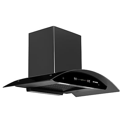 Faber 90cm 1400 m³/hr Autoclean Kitchen Chimney Broad Body Curved Glass Filterless Touch & Gesture Control Faber 90cm 1400 m³/hr Autoclean Kitchen Chimney Broad Body Curved Glass Filterless Touch & Gesture Control