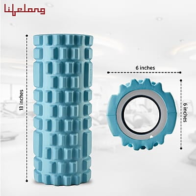 Lifelong Foam Roller for Exercise Gym- Deep Tissue Body Massage Roller for Back Pain, Neck & Knee Pain Relief Lifelong Foam Roller for Exercise Gym- Deep Tissue Body Massage Roller for Back Pain, Neck & Knee Pain Relief