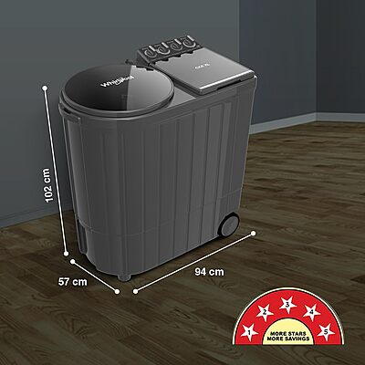 Whirlpool 10Kg Semi-Automatic Top Loading Washing Machine Whirlpool 10Kg Semi-Automatic Top Loading Washing Machine