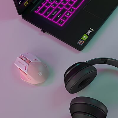 Portronics Vader Pro Wireless Gaming Mouse with 2.4 GHz Receiver, 6 Buttons, Thumb Support, High-Precision Tracking, Ergonomic Comfort, Adjustable Optical DPI for Laptop, PC, Mac Portronics Vader Pro Wireless Gaming Mouse with 2.4 GHz Receiver, 6 Buttons, Thumb Support, High-Precision Tracking, Ergonomic Comfort, Adjustable Optical DPI for Laptop, PC, Mac