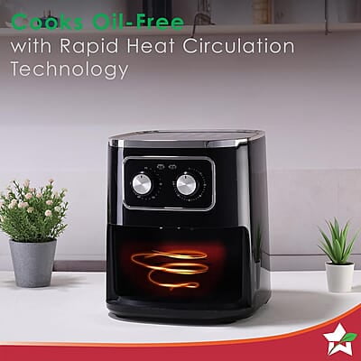 Wonderchef Platinum Air Fryer Manual Rapid Air Technology 5 Liters