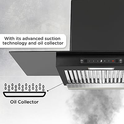 Faber 90cm 1200 m3/hr, Autoclean Chimney Baffle Filter Italian design - Made in India Faber 90cm 1200 m3/hr, Autoclean Chimney Baffle Filter Italian design - Made in India