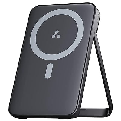 Ambrane 10000mAh Magnetic Wireless Power Bank with Stand, 15W Wireless Fast Charging, Compact 22.5W PD Wired Charger, Compatible with iPhone 12/13/14/15 & Other Wireless Devices Ambrane 10000mAh Magnetic Wireless Power Bank with Stand, 15W Wireless Fast Charging, Compact 22.5W PD Wired Charger, Compatible with iPhone 12/13/14/15 & Other Wireless Devices