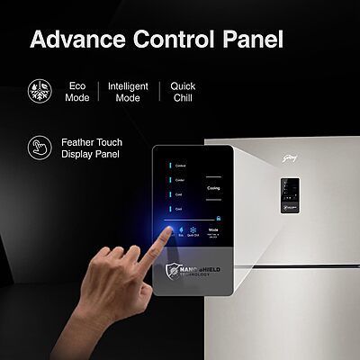 Godrej 436 L 2 Star With AI Tech, 95%+ Food Surface Disinfection With Nano Shield Technology