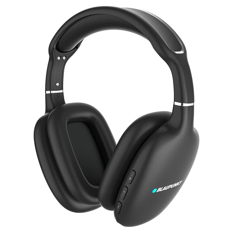 Blaupunkt BH31 Bluetooth Wireless Over Ear Headphones I 40MM Drivers I HD Sound I Soft PU Headband I Media & Volume Control with Built in Mic I TurboVolt Fast Charging I AUX Port Blaupunkt BH31 Bluetooth Wireless Over Ear Headphones I 40MM Drivers I HD Sound I Soft PU Headband I Media & Volume Control with Built in Mic I TurboVolt Fast Charging I AUX Port