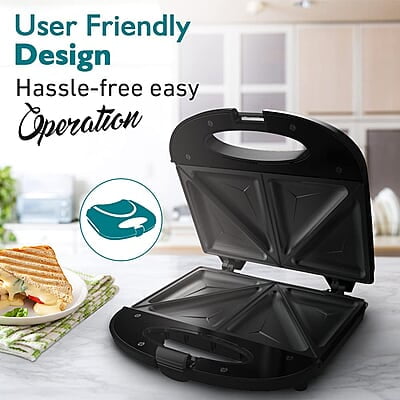 Crompton Instaserve Toast 800 Watts Sandwichmaker with Powerful Heating element Crompton Instaserve Toast 800 Watts Sandwichmaker with Powerful Heating element