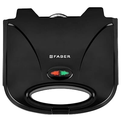 Faber 750W Sandwich Grill Toaster Grill, Toast & Heat 2 Slice Slots