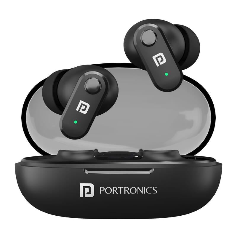 Portronics Harmonics Twins S16 in Ear Wireless TWS Earbuds with 24 Hrs Playtime Bluetooth 5.3v Portronics Harmonics Twins S16 in Ear Wireless TWS Earbuds with 24 Hrs Playtime Bluetooth 5.3v
