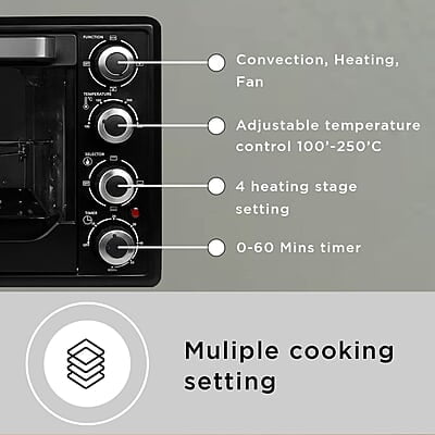 Faber FOTG BK 45 Liter (OVEN TOASTER GRILLER FOTG 45L,) Black, Medium Faber FOTG BK 45 Liter (OVEN TOASTER GRILLER FOTG 45L,) Black, Medium