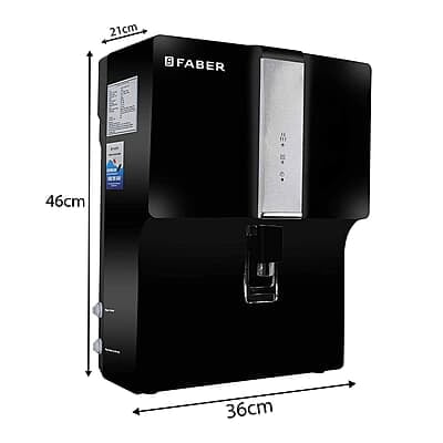 Faber FWP Galaxy PRO Reverse Osmosis Water Purifier 7L, black, ro+mat Faber FWP Galaxy PRO Reverse Osmosis Water Purifier 7L, black, ro+mat