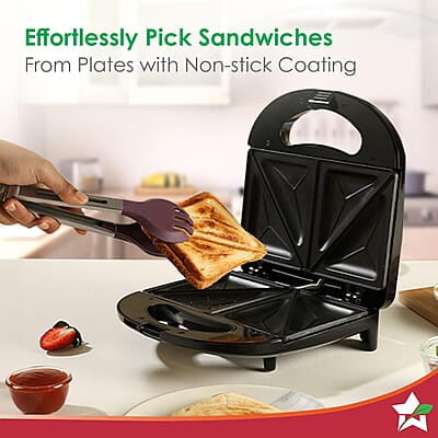 Wonderchef Ultima Sandwich Maker 800 Watt LED indicator Non-stick Coated Plates Wonderchef Ultima Sandwich Maker 800 Watt LED indicator Non-stick Coated Plates