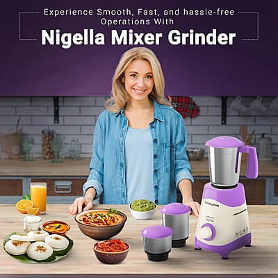 Crompton Nigella 500 Watts Mixer Grinder Crompton Nigella 500 Watts Mixer Grinder
