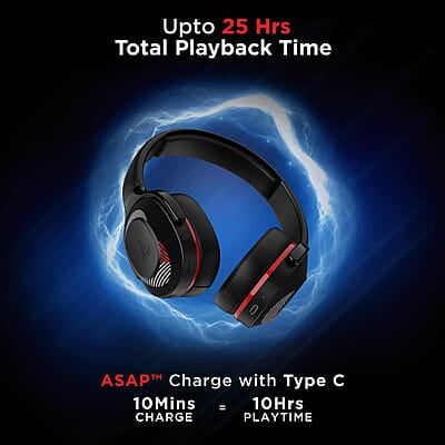 boAt Rockerz 425 Bluetooth Wireless On Ear Headphones Signature Sound, ENx Tech, ASAP Charge, 25H Playtime, Bluetooth V5.2, Dual Pairing with Mic boAt Rockerz 425 Bluetooth Wireless On Ear Headphones Signature Sound, ENx Tech, ASAP Charge, 25H Playtime, Bluetooth V5.2, Dual Pairing with Mic