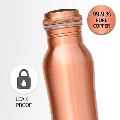 MILTON Copperas 1000 Copper Bottle, 950 ml, 1 Piece, Copper MILTON Copperas 1000 Copper Bottle, 950 ml, 1 Piece, Copper