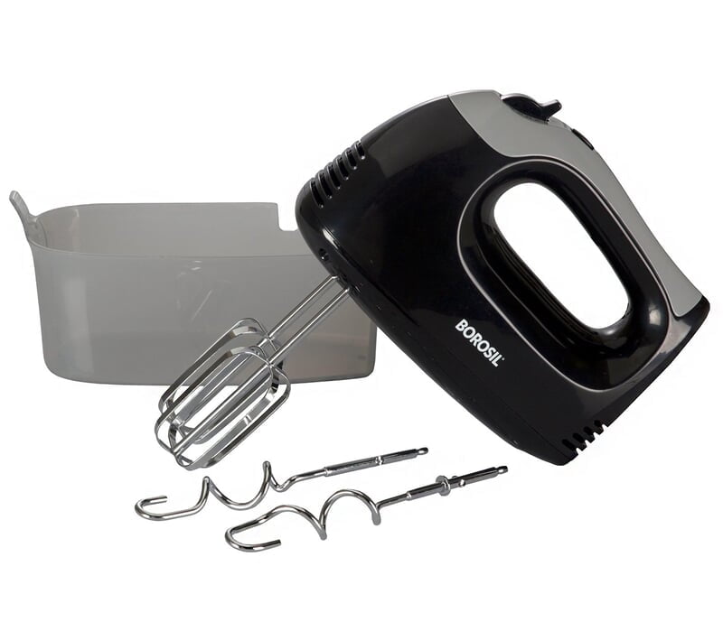Borosil Smartmix 300-Watt Hand Mixer, Black Borosil Smartmix 300-Watt Hand Mixer, Black