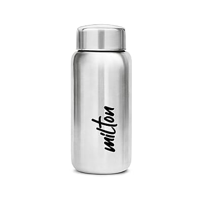 MILTON Aqua 500 Stainless Steel Water Bottle, 500 ml Single walled Leak Proof MILTON Aqua 500 Stainless Steel Water Bottle, 500 ml Single walled Leak Proof