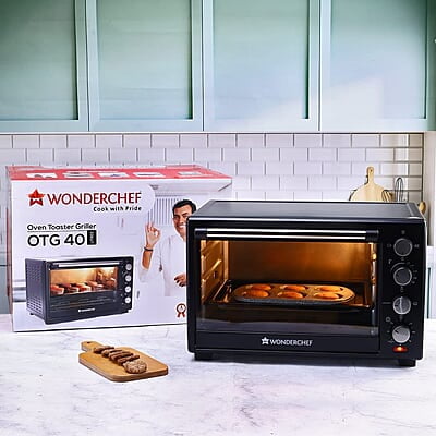 Wonderchef Oven Toaster Grille-40 litres Multi-Stage Heat Selection Bake, Grill, Roast Wonderchef Oven Toaster Grille-40 litres Multi-Stage Heat Selection Bake, Grill, Roast