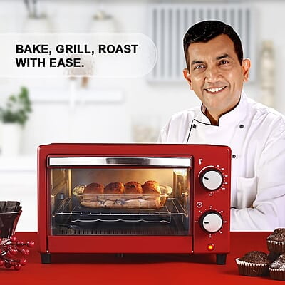 Wonderchef Oven Toaster Griller (OTG) Crimson Edge  9Litres 650W Bake Grill Roast