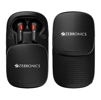 ZEBRONICS Sound Bomb X1 3-in-1 Wireless Bluetooth v5.0 In Ear Earbuds + Speaker Combo with 30 Hour Backup, Built-in LED Torch, Call Function, Voice Asst, Type C and Splash Proof Portable Design ZEBRONICS Sound Bomb X1 3-in-1 Wireless Bluetooth v5.0 In Ear Earbuds + Speaker Combo with 30 Hour Backup, Built-in LED Torch, Call Function, Voice Asst, Type C and Splash Proof Portable Design