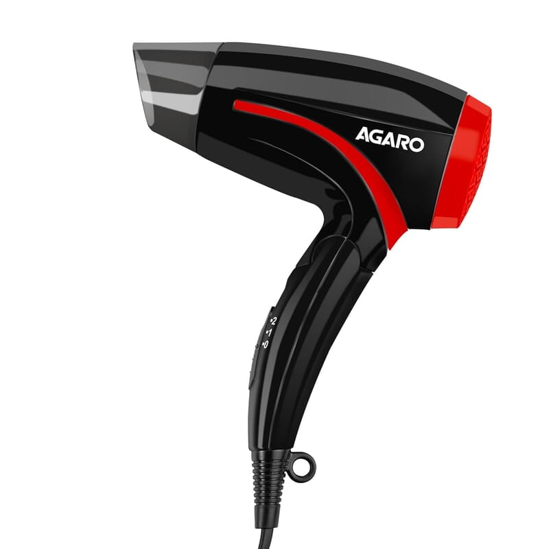 AGARO HD1177 Hair Dryer with 1000 Watts Copper Motor, 2 Speed & Temperature Settings
