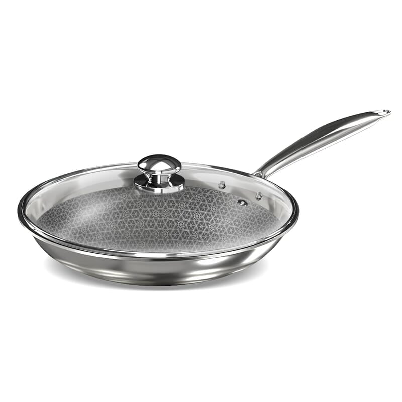Preethi Diva Collection Triply Stainless Steel Fry Pan with API Technology, 26 cm, Gas & Induction Preethi Diva Collection Triply Stainless Steel Fry Pan with API Technology, 26 cm, Gas & Induction