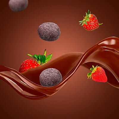 SMOOR Premium Chocolate Coated Strawberry Dragees 55% Cocoa Creamy Dark Couverture Chocolate Covered Strawberries 100g SMOOR Premium Chocolate Coated Strawberry Dragees 55% Cocoa Creamy Dark Couverture Chocolate Covered Strawberries 100g
