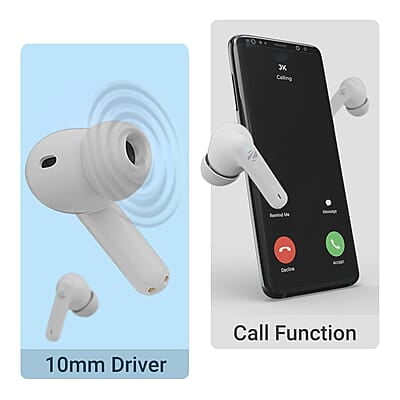 ZEBRONICS Beetles in-Ear Wireless Earbuds, Bluetooth v5.4, 22* Hours Backup, Environmental Noise Cancellation, Gaming Mode, Touch Control, Voice Assistant Support ZEBRONICS Beetles in-Ear Wireless Earbuds, Bluetooth v5.4, 22* Hours Backup, Environmental Noise Cancellation, Gaming Mode, Touch Control, Voice Assistant Support