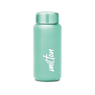 MILTON Aqua 500 Stainless Steel Water Bottle, 500 ml Single walled Leak Proof