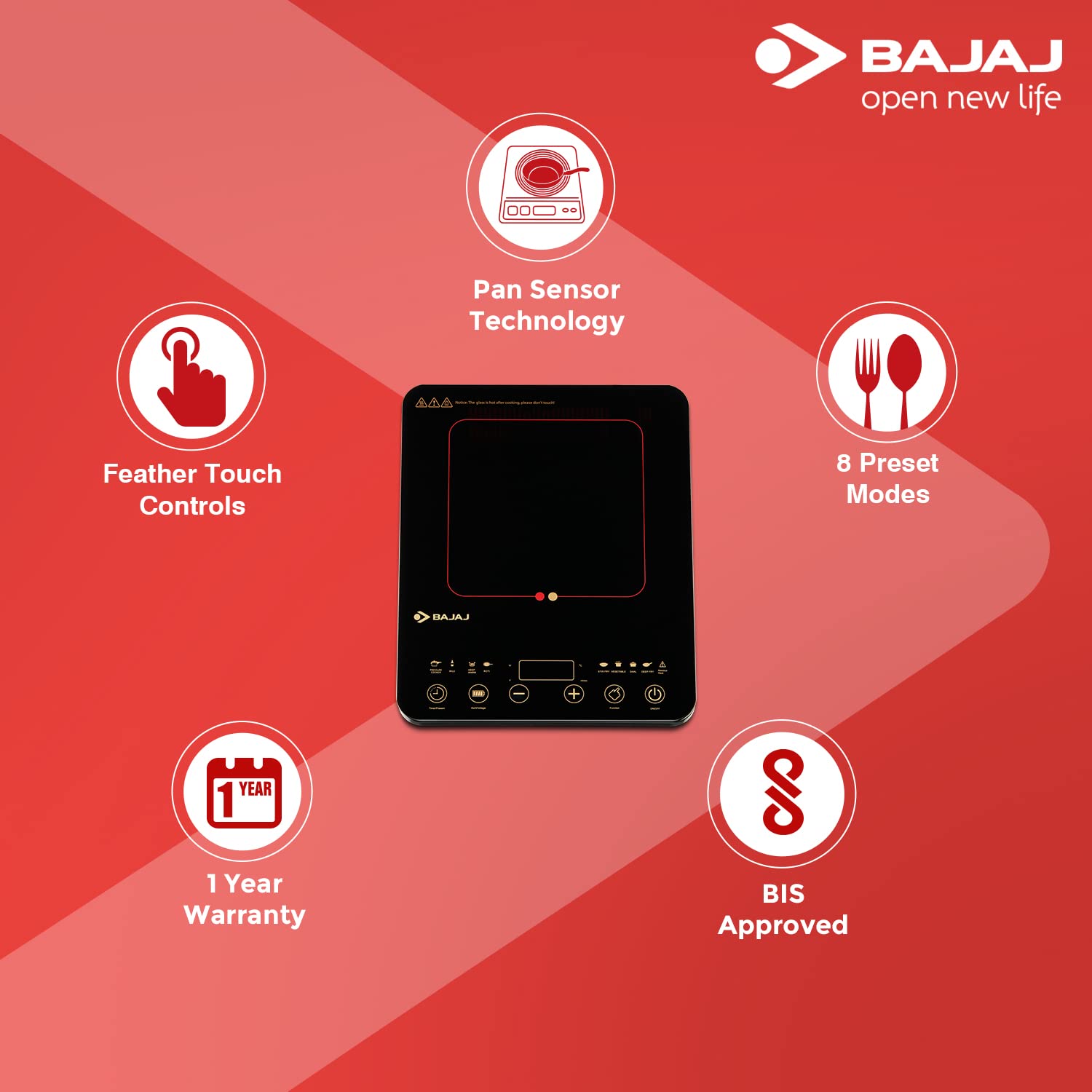 Bajaj IVORA LED Panel 18W NDL Round