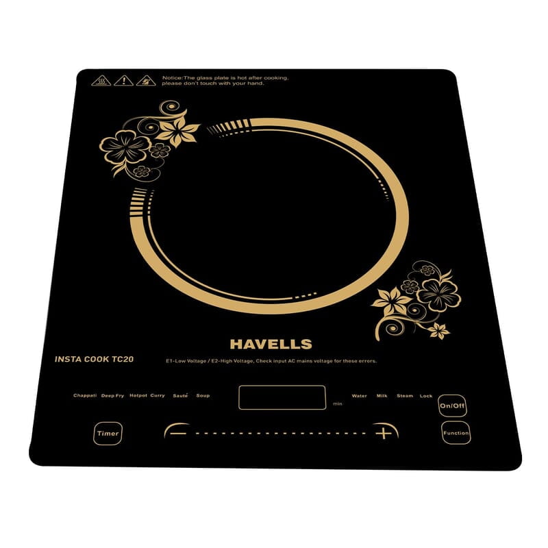 Havells Induction Glass Ceramic Cooktop Tc20 With 9 Cooking Modes Bis Approved 2000 Watt Havells Induction Glass Ceramic Cooktop Tc20 With 9 Cooking Modes Bis Approved 2000 Watt