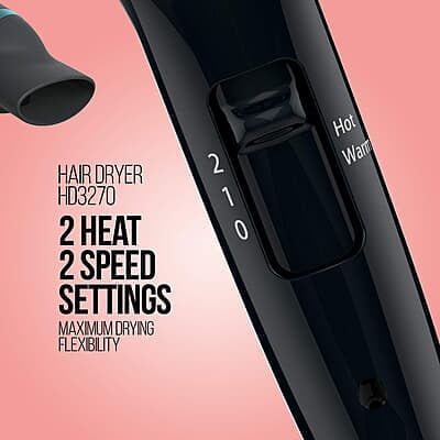 Havells 1700W 2-In-1 Hair Dryer With Diffuser & Thin Concentrator Heat Balance Technology Havells 1700W 2-In-1 Hair Dryer With Diffuser & Thin Concentrator Heat Balance Technology