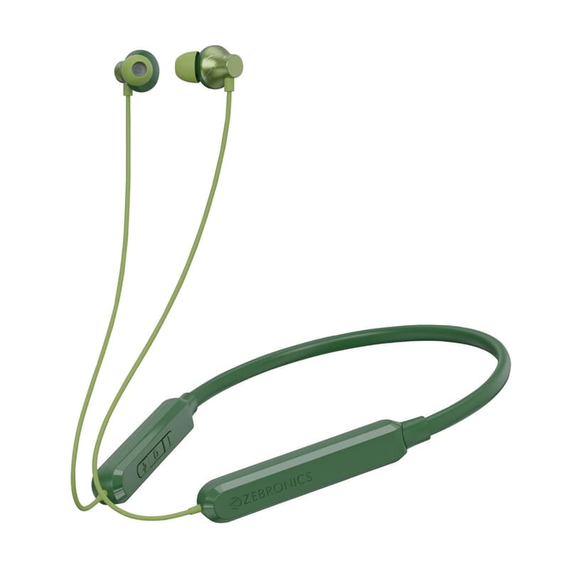 ZEBRONICS Jumbo LITE with 70 Hours Backup, Bluetooth v5.2 Wireless In ear Neckband, Fast Charging, ENC Calling, Gaming Mode (Upto 50ms), Voice Assistant, Dual Pairing, Splash Proof, and Type C ZEBRONICS Jumbo LITE with 70 Hours Backup, Bluetooth v5.2 Wireless In ear Neckband, Fast Charging, ENC Calling, Gaming Mode (Upto 50ms), Voice Assistant, Dual Pairing, Splash Proof, and Type C