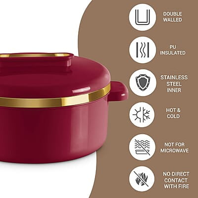 MILTON Curve 1500 Inner Stainless Steel Casserole, 1300 ml, Light Green