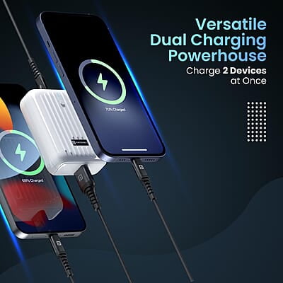 Portronics Zapcell 10k 10000mAh 22.5W Pocket Size Powerbank With Compact And Light Weight Design Portronics Zapcell 10k 10000mAh 22.5W Pocket Size Powerbank With Compact And Light Weight Design