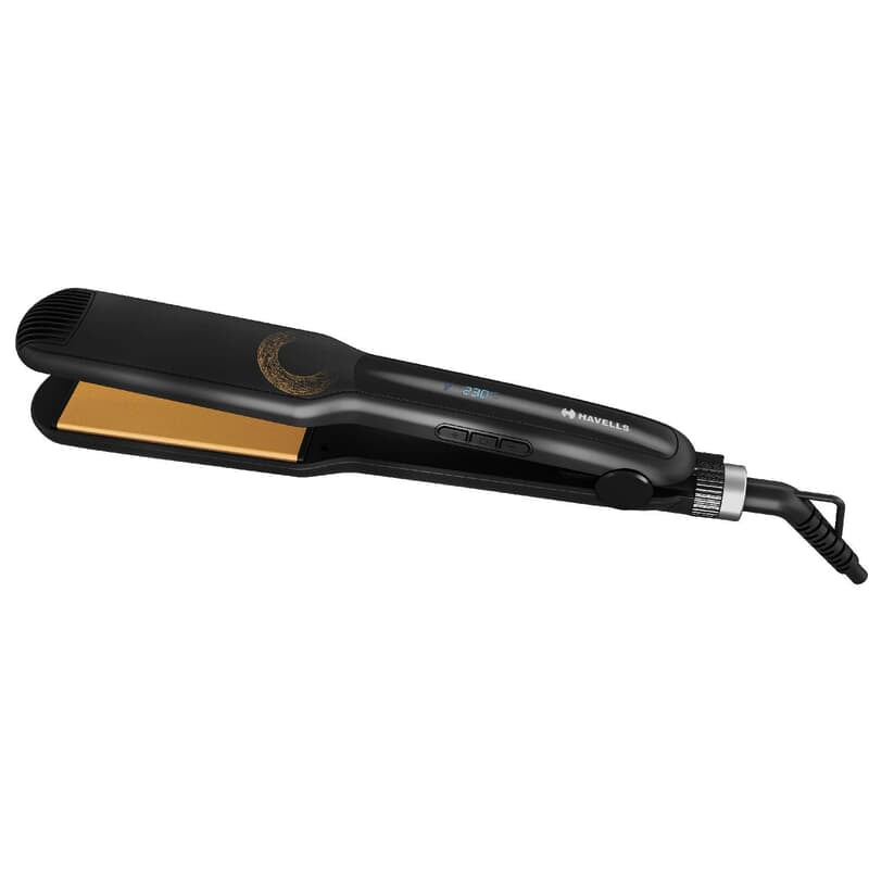 Havells HS4122 Keratin Wide Plate Hair Straightener with Digital Display & Adjustable Temperature Havells HS4122 Keratin Wide Plate Hair Straightener with Digital Display & Adjustable Temperature