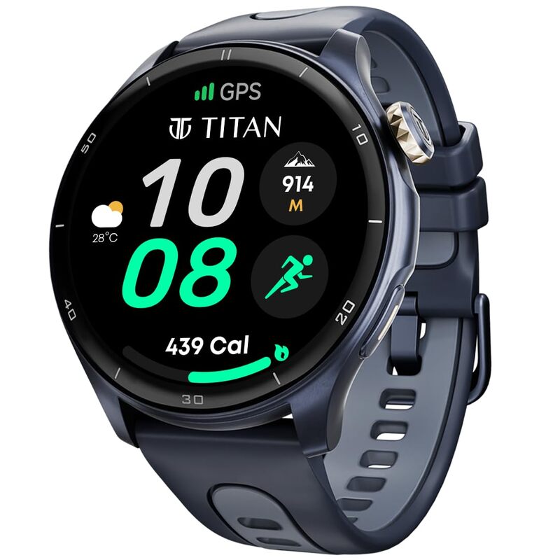Titan Celestor Smartwatch with 1.43" AMOLED Display & AOD|60Hz Fluid Display Titan Celestor Smartwatch with 1.43" AMOLED Display & AOD|60Hz Fluid Display