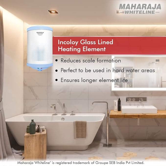 Maharaja Whiteline Warmist Neo Plus Water Heater/Geyser, 10 Liters Maharaja Whiteline Warmist Neo Plus Water Heater/Geyser, 10 Liters
