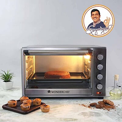 Wonderchef Oven Toaster Griller- 60 litres 6-Stage Heat Selection Bake, Grill, Roast Wonderchef Oven Toaster Griller- 60 litres 6-Stage Heat Selection Bake, Grill, Roast