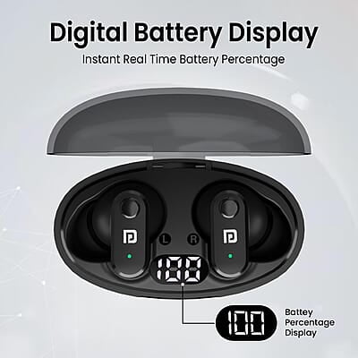 Portronics Harmonics Twins S16 in Ear Wireless TWS Earbuds with 24 Hrs Playtime Bluetooth 5.3v Portronics Harmonics Twins S16 in Ear Wireless TWS Earbuds with 24 Hrs Playtime Bluetooth 5.3v