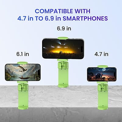 Portronics Mobot Clip Mobile Holder with 360° Adjustable Angles, Light Weight, Pocket Friendly, Mobile Stand for Table Portronics Mobot Clip Mobile Holder with 360° Adjustable Angles, Light Weight, Pocket Friendly, Mobile Stand for Table